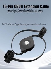 16-Pin OBD2 Automatic Retractable Extension Cable for OBDII Diagnostic
