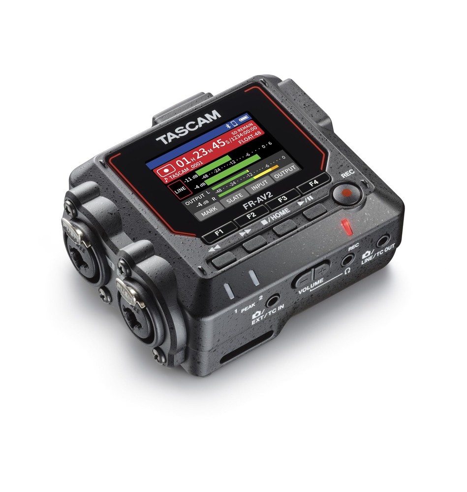 TASCAM FR-AV2 Compact 32-Bit Float Field Recorder and Timecode Generator…