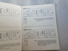 1979 MINI MOOG SOUND CHARTS