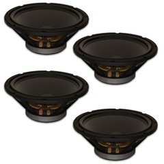 4 Goldwood Sound GW-12PC-8 Heavy Duty 8ohm 12″ Woofers 450 Watt each Speakers