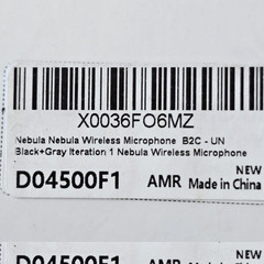 Nebula by Anker Wireless Microphone system (Model D0450)
