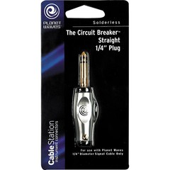D’Addario Planet Waves PWAGP1 Cable Station Straight 14″ Circuit Breaker Plug