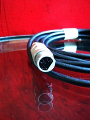 Vintage 1960’s Cannon female XLR microphone cable w male 1/4 inch Shure # 4