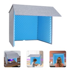 Desktop Soundproof Cover – Portable Isolation Booth for Vocal Recording