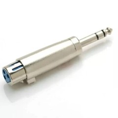 XLR Female Plug To 1/4 inch 6.35mm Male Plug TRS Audio Cable Adapter Connector