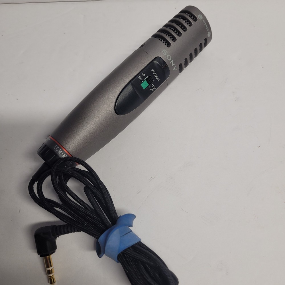 Sony ECM-MS907 Electret Condenser Stereo Microphone untested