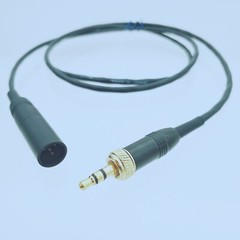 Adapter Cable SHURE Headset or Lapel Mic To SENNHEISER TA4M TO 3.5mm Locking