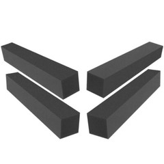 4 Pack 3″x 24″Acoustic Studio Soundproofing Foam Corner Bass Block for 2″ WEDGE