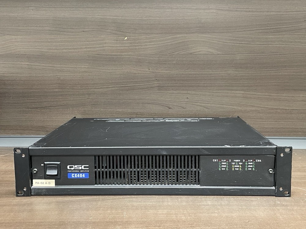QSC CX404 4 Channel 400W Power Amplifier