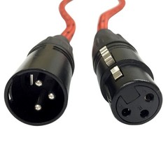 Accessories Pack 20ft Red XLR Cables 4 Pack + Case + Mic Holsters
