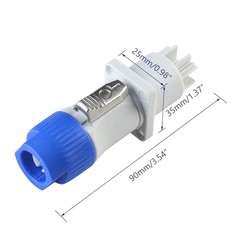 (5 EACH) NAC3FCA & NAC3FCB PowerCON Cable Connector Replacement for Neutrik