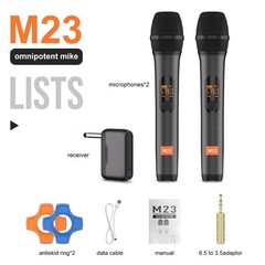 JBL PartyBox 2 Channel UHF Wireless Mic System Dual Rechargeable Mics DJ