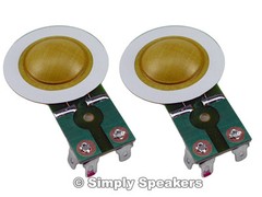 Diaphragm for P Audio HT-406 HT406 Horn Driver SS Audio Repair Part 2 Pack