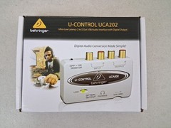 Behringer UCA202 U-Control Ultra 2in/2Out USB/Audio Interface w/ Box & Manual
