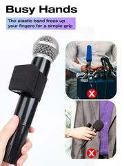 SUNMON Hand Microphone für Rode Wireless Go 2 / Pro / ME, 2 Stück-Schwarz