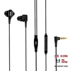 R100C Titanium Dynamic Driver Noise Isolating in-Ear Headphones Reference