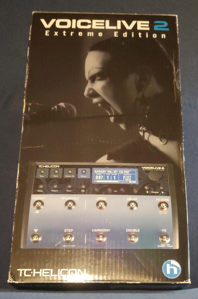 TC-Helicon VoiceLive 2 Extreme Edition vocal processor and harmonizer