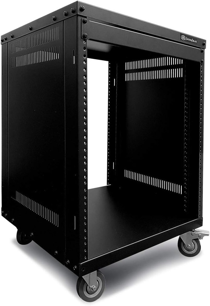 12U Open Frame Server Rack 19 Inch with Casters