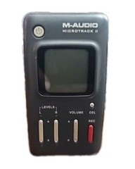 M-Audio AU02-138A0 MicroTrack II Portable Digital Audio Recorder Untested