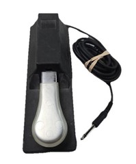 VFP-1-25 Single Piano-Style Sustain Pedal with Polarity Switch Made in Italy