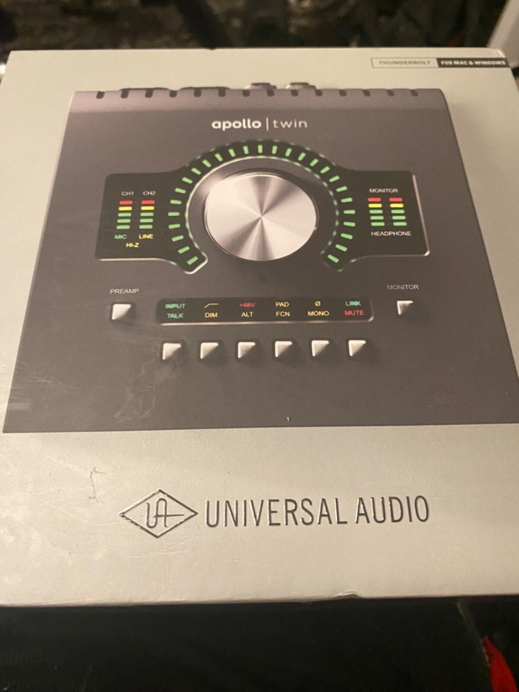 Universal Audio Apollo Twin MKII Quad Thunderbolt Audio Interface – Black