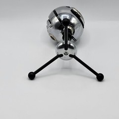 Blue Snowball USB Microphone For PC & MAC Brushed Aluminum Silver Chrome