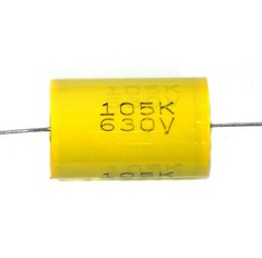 10pc MET Metallized polyester Capacitor 105 105K 1uF 630V K ±10% Axial RoHS AID