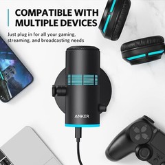 Anker PowerCast M300 USB Microphone For PC Vocals Quality in Streaming Twitch