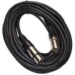 3-pin XLR M to XLR F Cable for Behringer C-1, C-2, XM8500 Dynamic Microphones