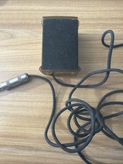 Vintage 1940’s RCA Nipper “His Master’s Voice” Handheld Ceramic Microphone