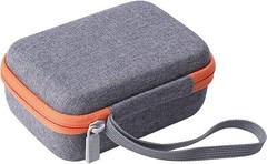 co2CREA Hard Case Compatible with pour Yoto Mini, Grey and Orange Zipper