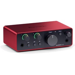 FOCUSRITE USB Audio Interface 2 in/2/out Scarlett Solo 4th Gen gen4 TI