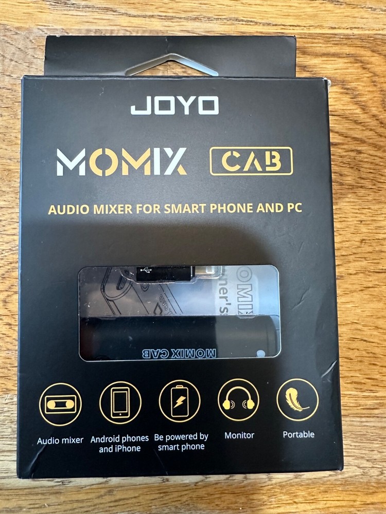 JOYO Momix Cab Smart Phone Interface For Live Streaming / Direct Audio