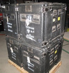 Rackmount 14U 19×24 ECS Composite Shockmount Electronics Black Equipment Case