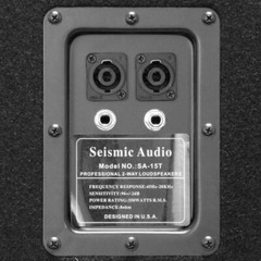 Seismic Audio NEW 15″ PA DJ SPEAKER 350 W Band Club Karaoke Loud Main
