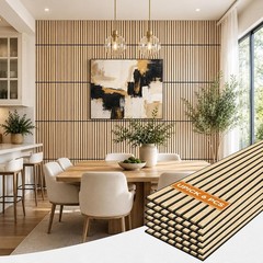 Interlocking Wall Panels Lightweight MDF Acoustic Panels Easy DIY Installation