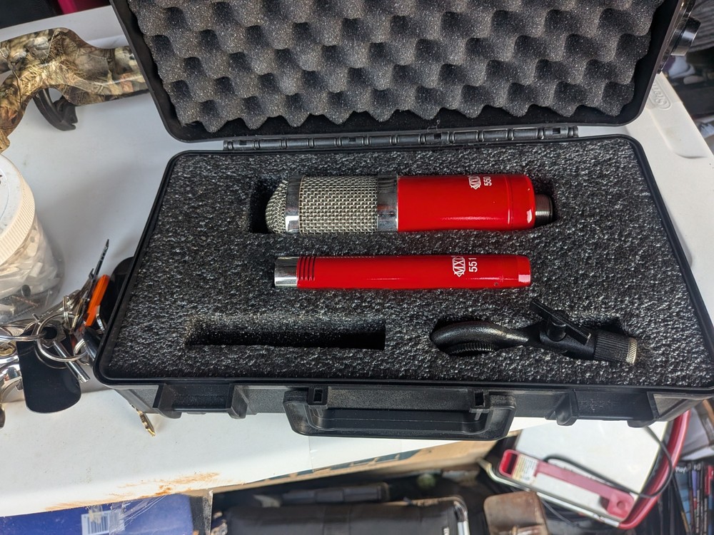 MXL 550/551 Condenser Ensemble Microphone Kit w/ Case Hard Mounts