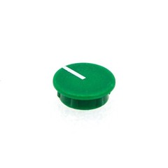 12mm Green Knob Cap with Indicator Line for DBX 160, 160A, 160X, 160XT