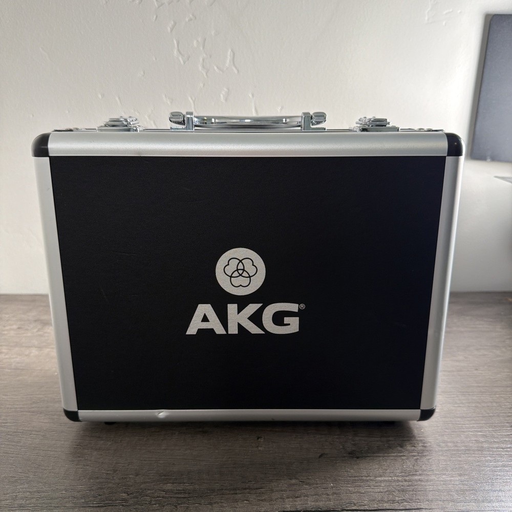Empty AKG Protective Hardshell Flight Case For C214 Microphone (Case Only)