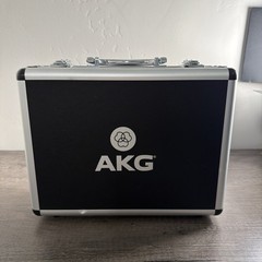 Empty AKG Protective Hardshell Flight Case For C214 Microphone (Case Only)