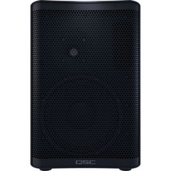 QSC CP8 Two-Way 8″ PA System (Pair) w/ Speaker Stand, Case, & 2x XLR Cables