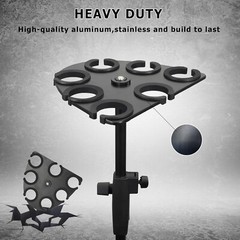„Microphone Holder Multi Mic Holder for Wired and Wireless Mics Multiple Micro..