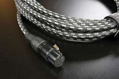 7 Pin XLR 20ft Female Male Vacuum Tube Microphone 20′ Cable Cord Black Tweed Mic