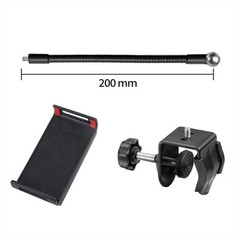 Tablet Holder Clip Music Stand Mount Metal And Plastic Material Versatile Usage