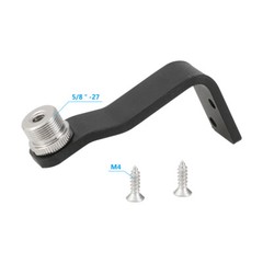 CAMVATE Mic Screw Adapter 5/8″ To 1/4“ With Pedestal Wall /Table/Ceiling Mount