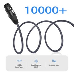 1/4 TRS to XLR Female Microphone Cable, 2 Pack, Balanced 3 Feet for Mixers
