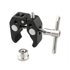 CAMVATE Super Crab C Clamp Clip with 5/8″-27 Thread Hoder for Microphone Mic
