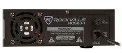 Rockville Commercial Amplifier+3) Black Pendant Speakers For Restaurant/Bar/Cafe