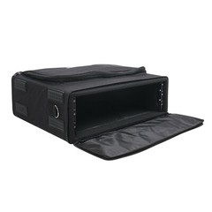 OPEN BOX:Sound Town Portable 3U Bag w/ 14″ Rackable Plywood Rack STRB-316B-R