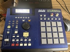Blue AKAI Professional MPC2000XL Belonged To Miami Dj Tested
